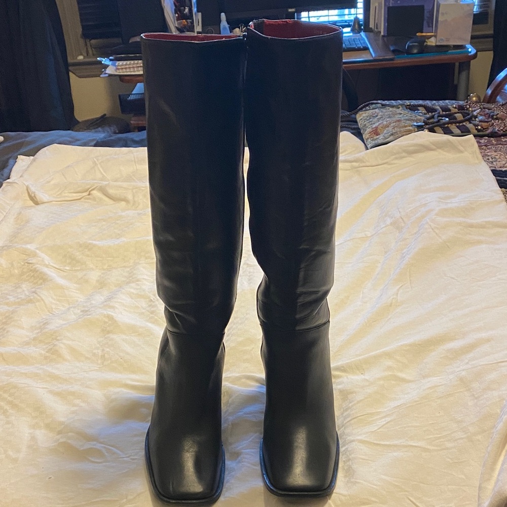 Black Women's Leather Boots